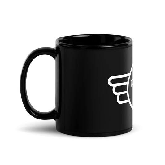 NoDaysOff Black Glossy Mug