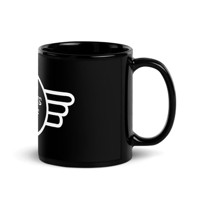 NoDaysOff Black Glossy Mug