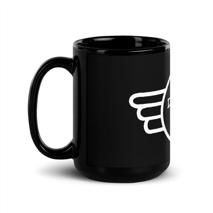 NoDaysOff Black Glossy Mug