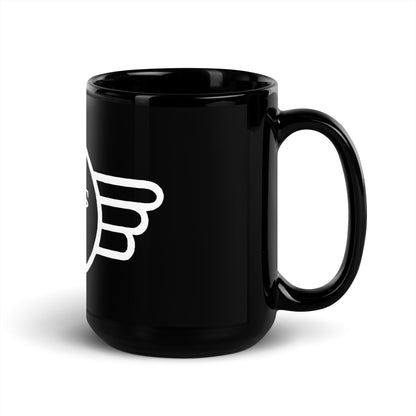 NoDaysOff Black Glossy Mug