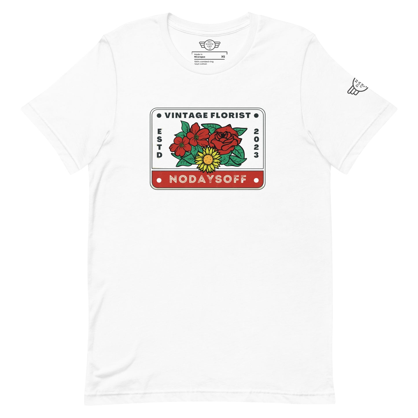 NoDaysOff Florist t-shirt